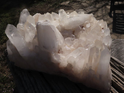 Stunning Raw Clear Quartz Cluster XXL