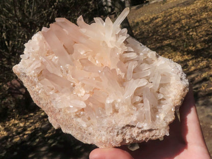 Raw Stunning Hematoid Quartz Cluster