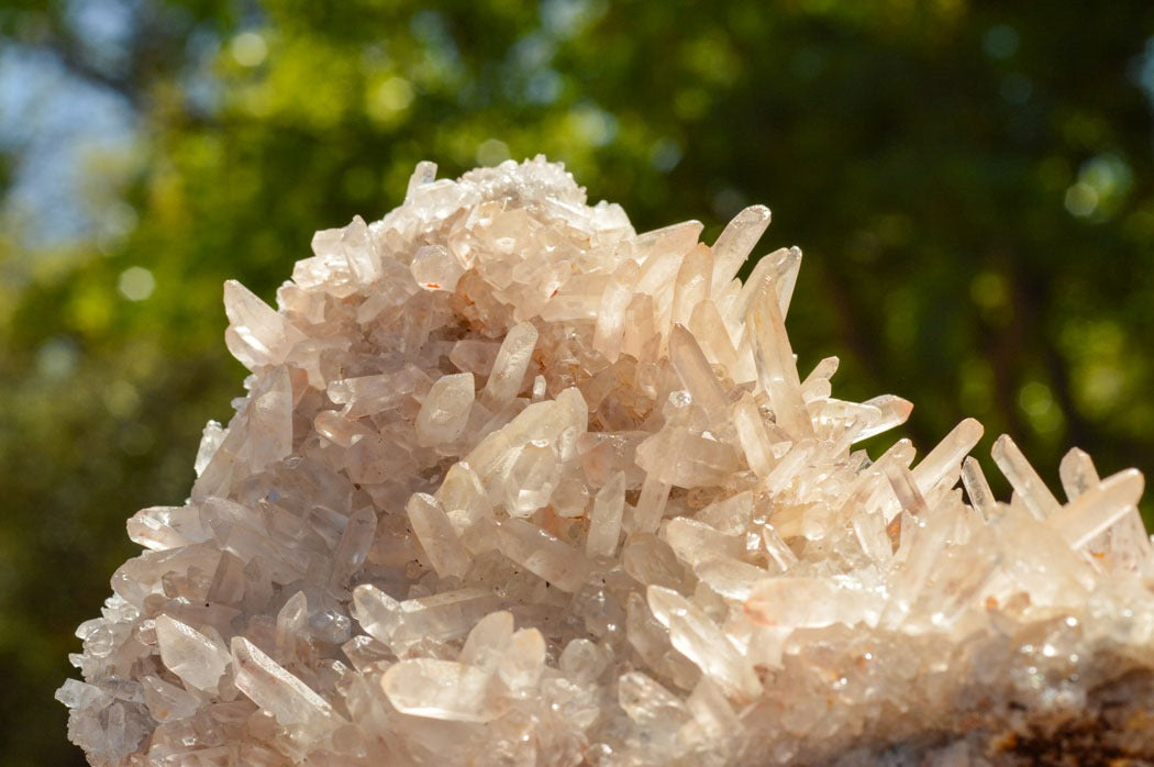 Raw Hematoid Quartz Cluster