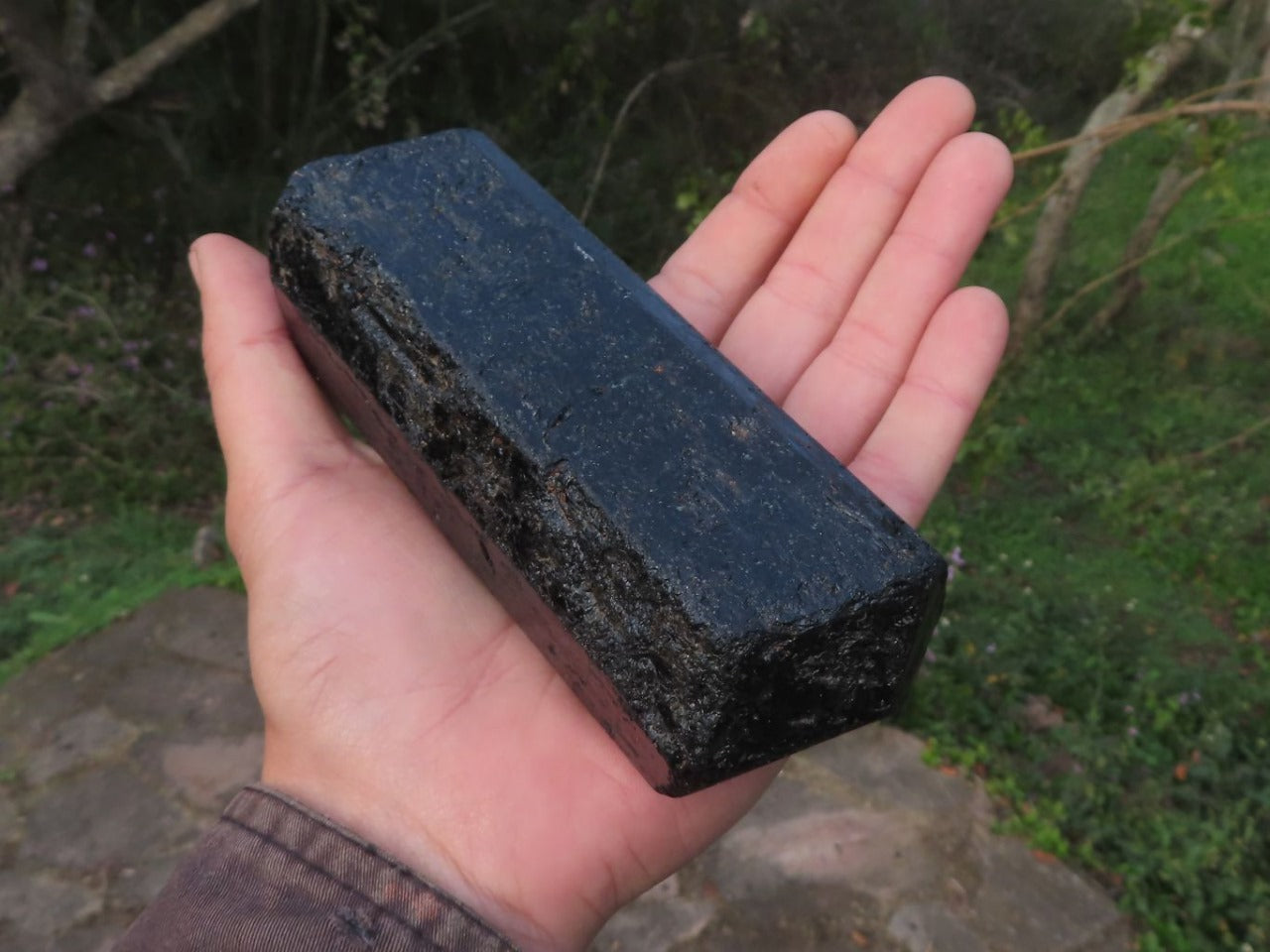 Raw Black Schorl Tourmaline XL