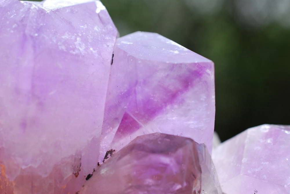 Raw Amethyst clusters