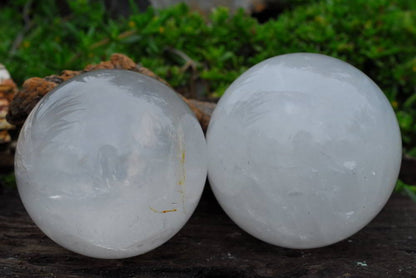 Polished natural Moon Opal Spheres L