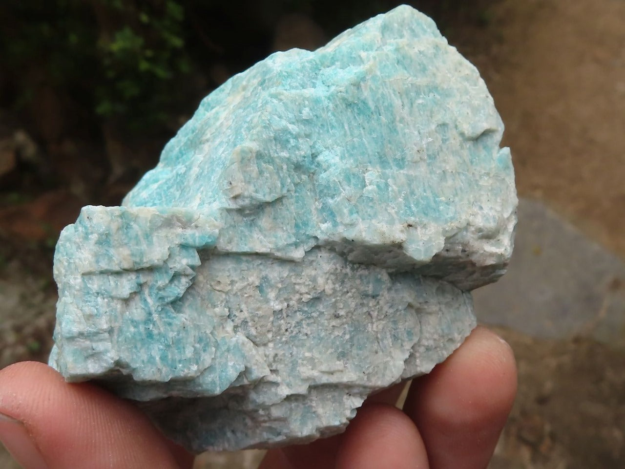 Raw Selected Amazonite Cobbed Specimens