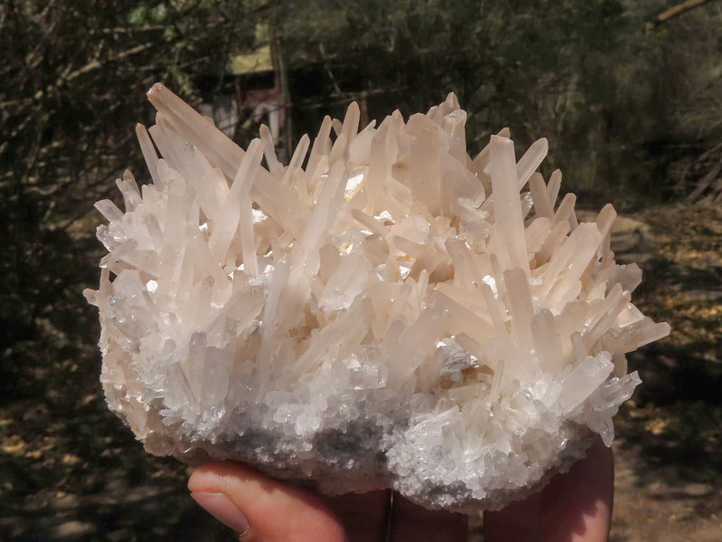 Raw Stunning Hematoid Quartz Cluster