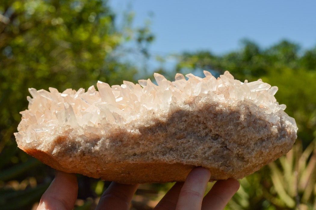 Raw Hematoid Quartz Cluster