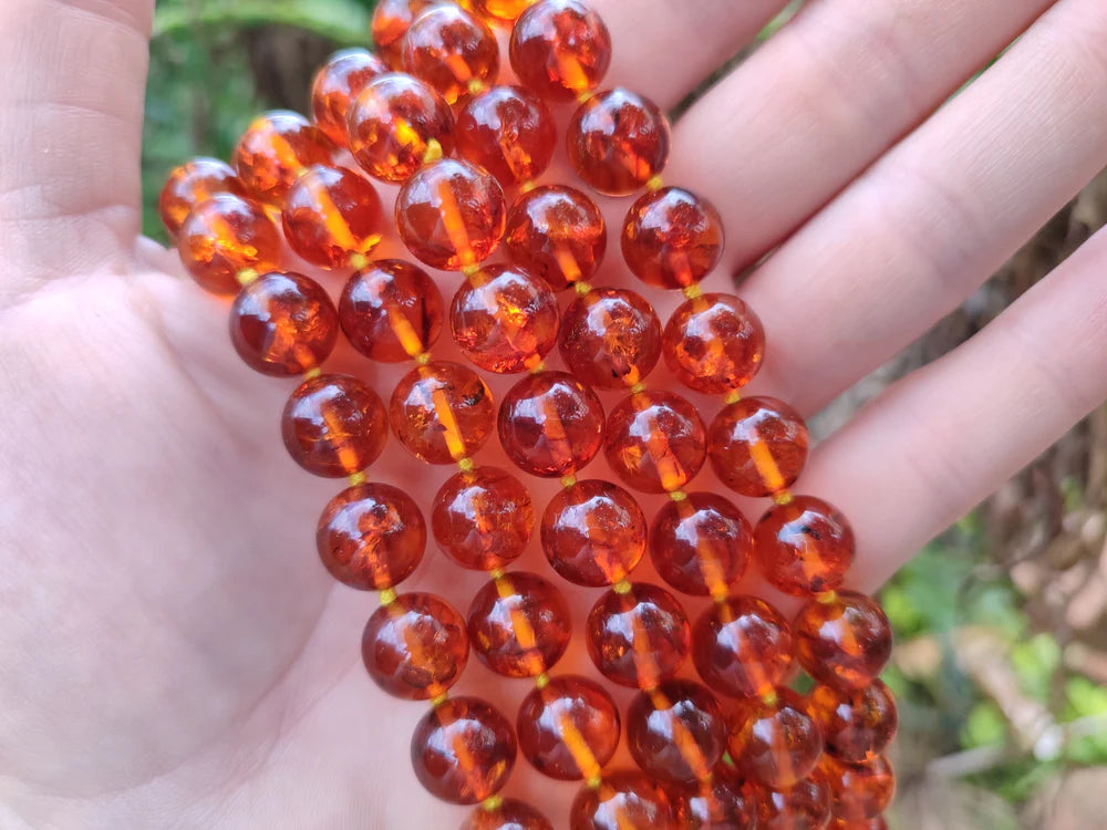 Fossilised Baltic Amber Necklace