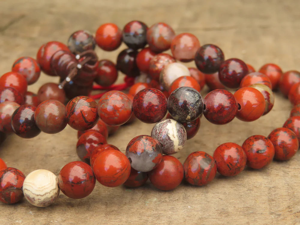 Natural Red Jasper Bracelet