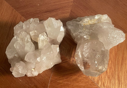 Raw Clear Quartz Cluster