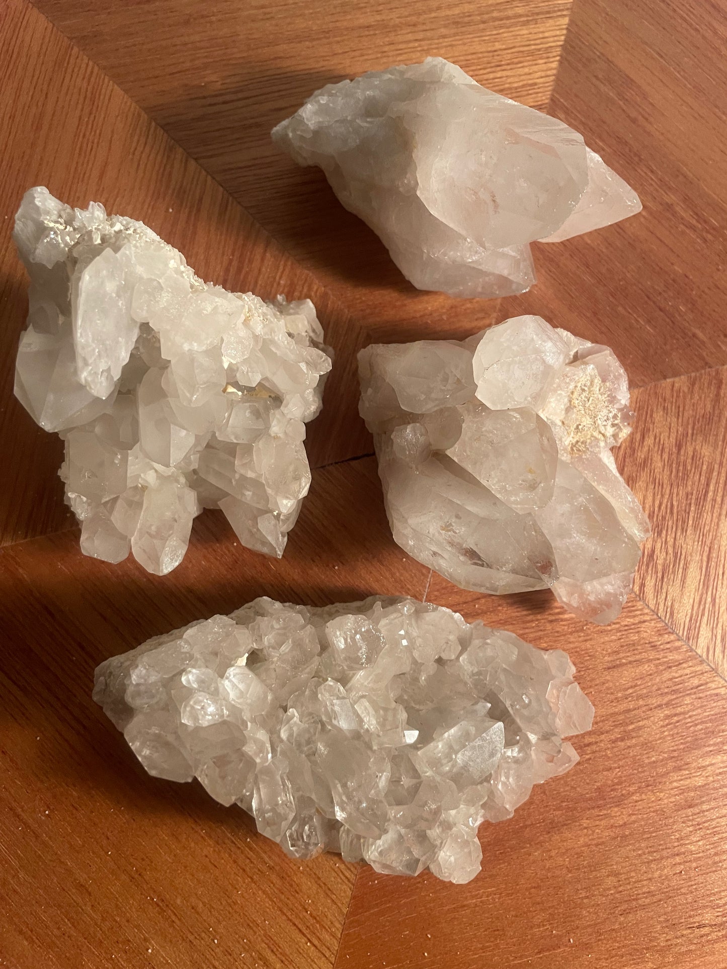 Raw Clear Quartz Cluster