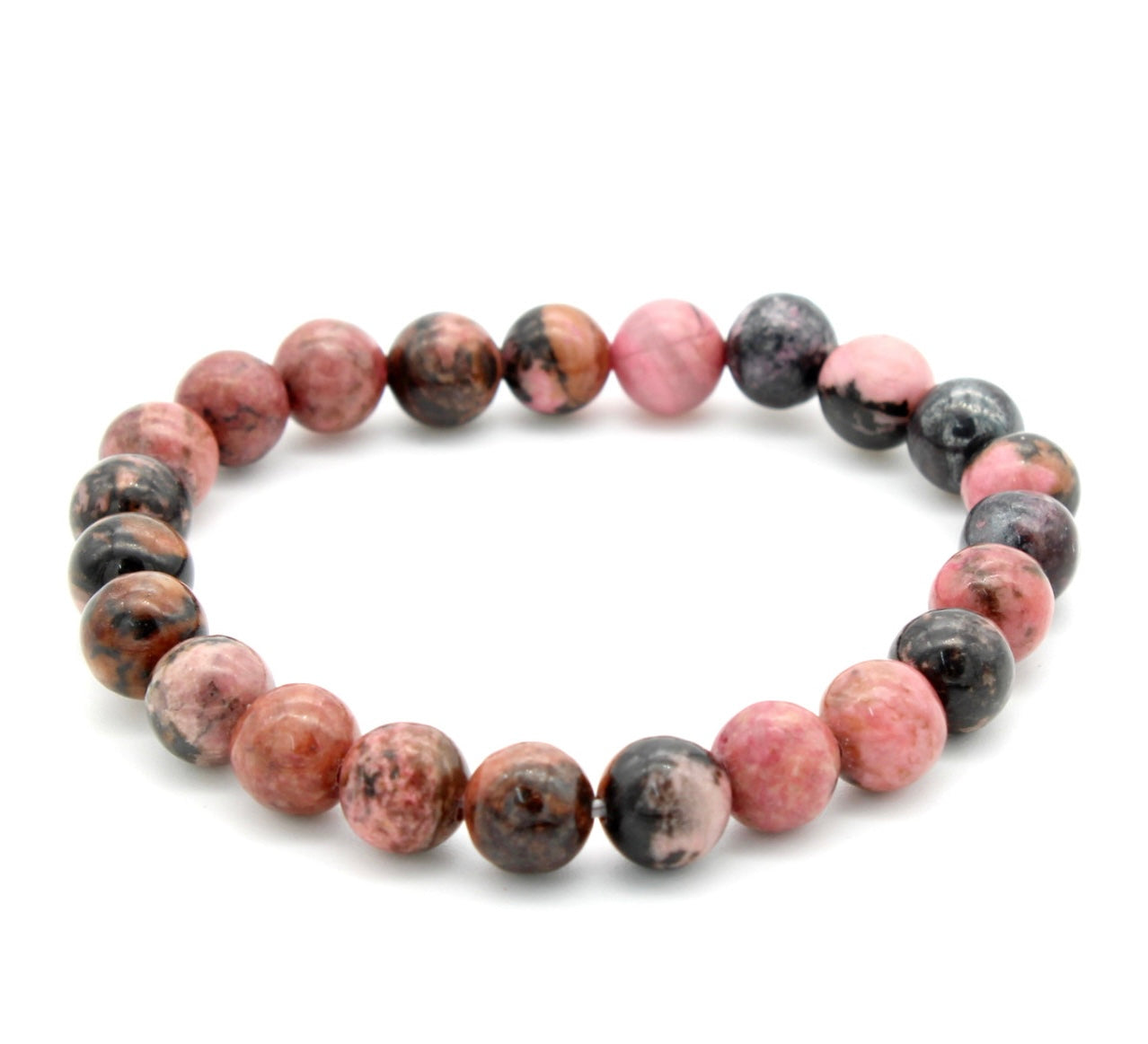 Rhodocrosite Beads Bracelet