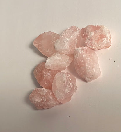 Raw Rose Quartz Chunks