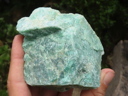 Raw Selected Amazonite Cobbed Specimens