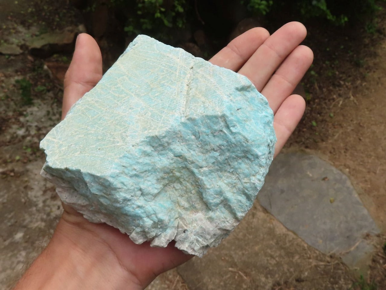 Raw Selected Amazonite Cobbed Specimens