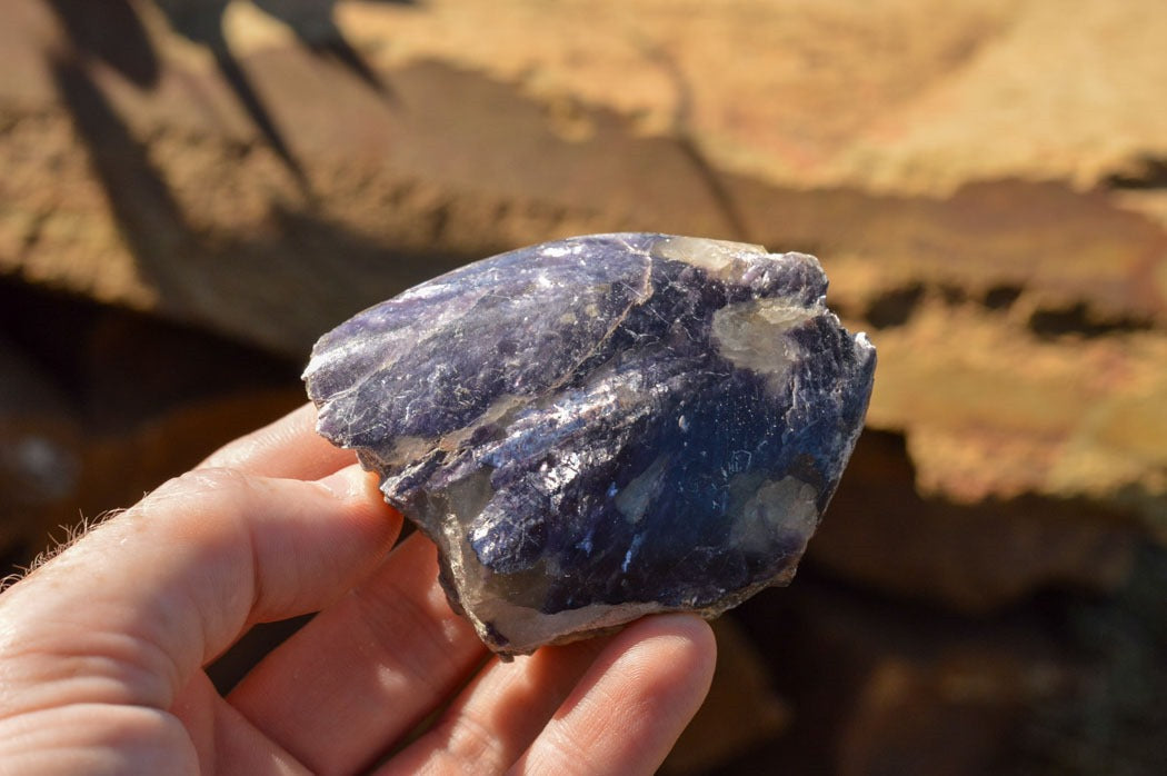 Raw  Sliver Leaf Lepidolite