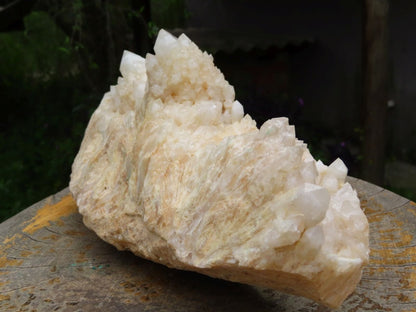 Raw Snow Phantom Quartz Cluster XL