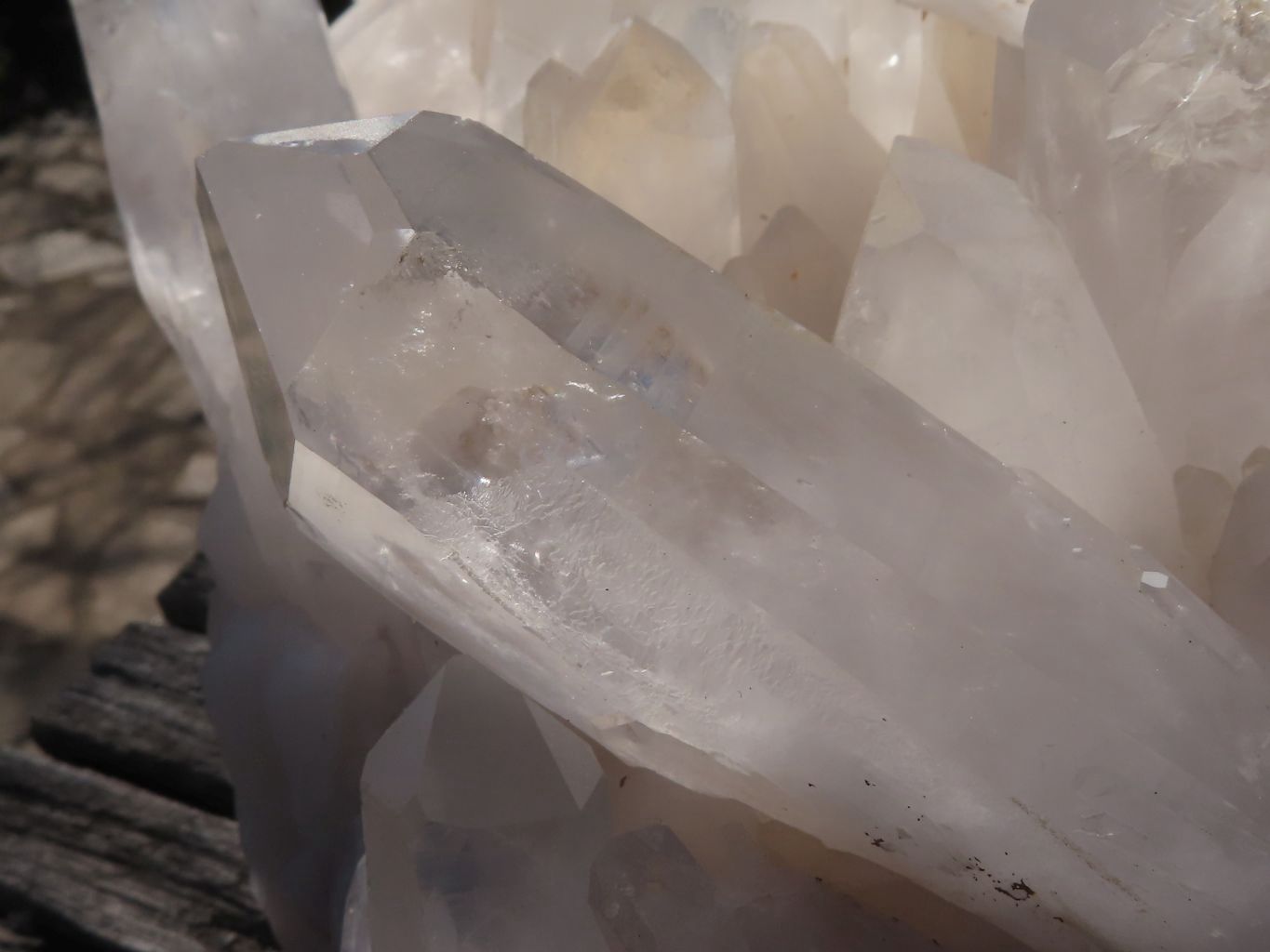 Stunning Raw Clear Quartz Cluster XXL