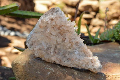 Raw Hematoid Quartz Cluster