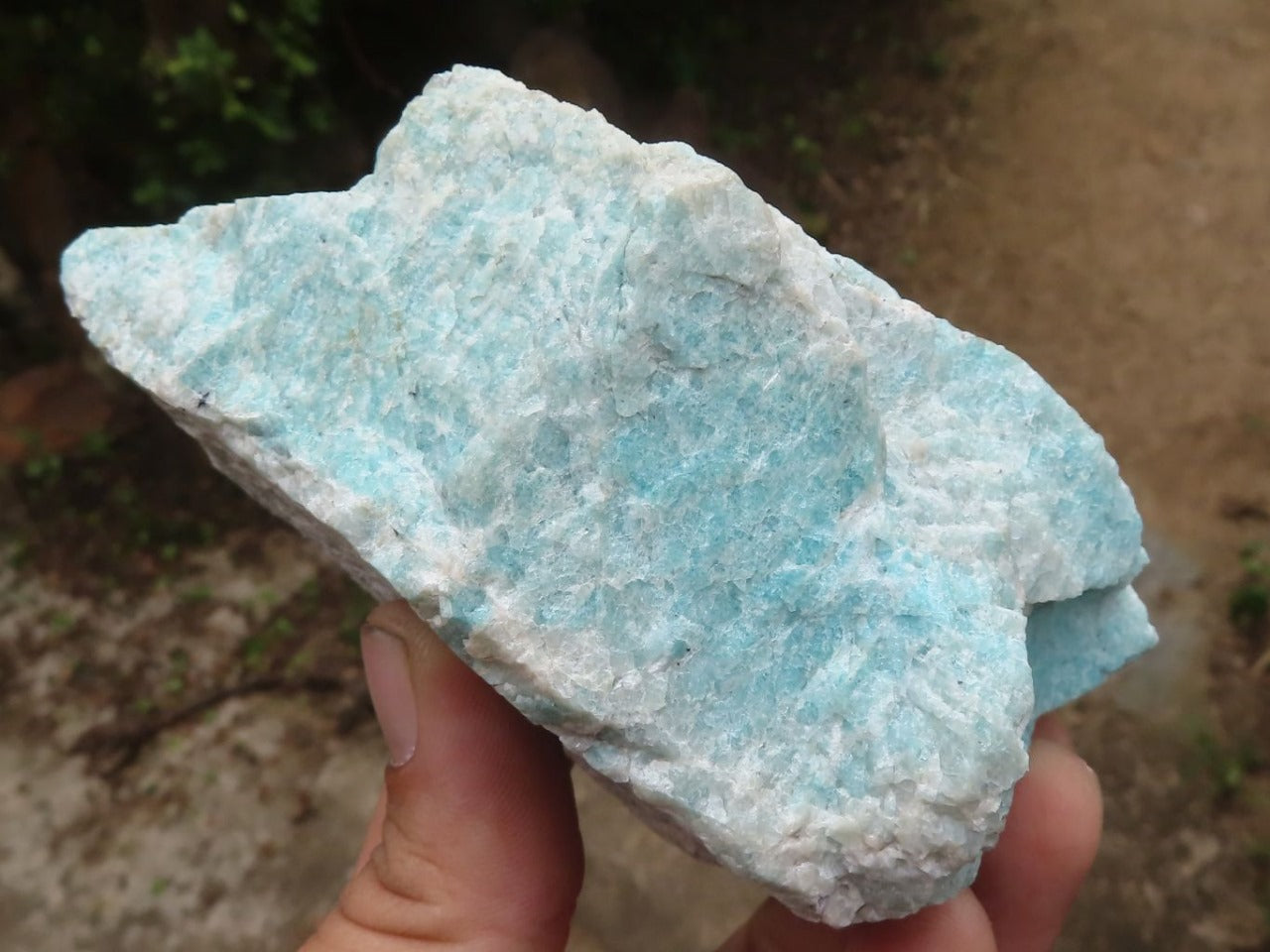 Raw Selected Amazonite Cobbed Specimens