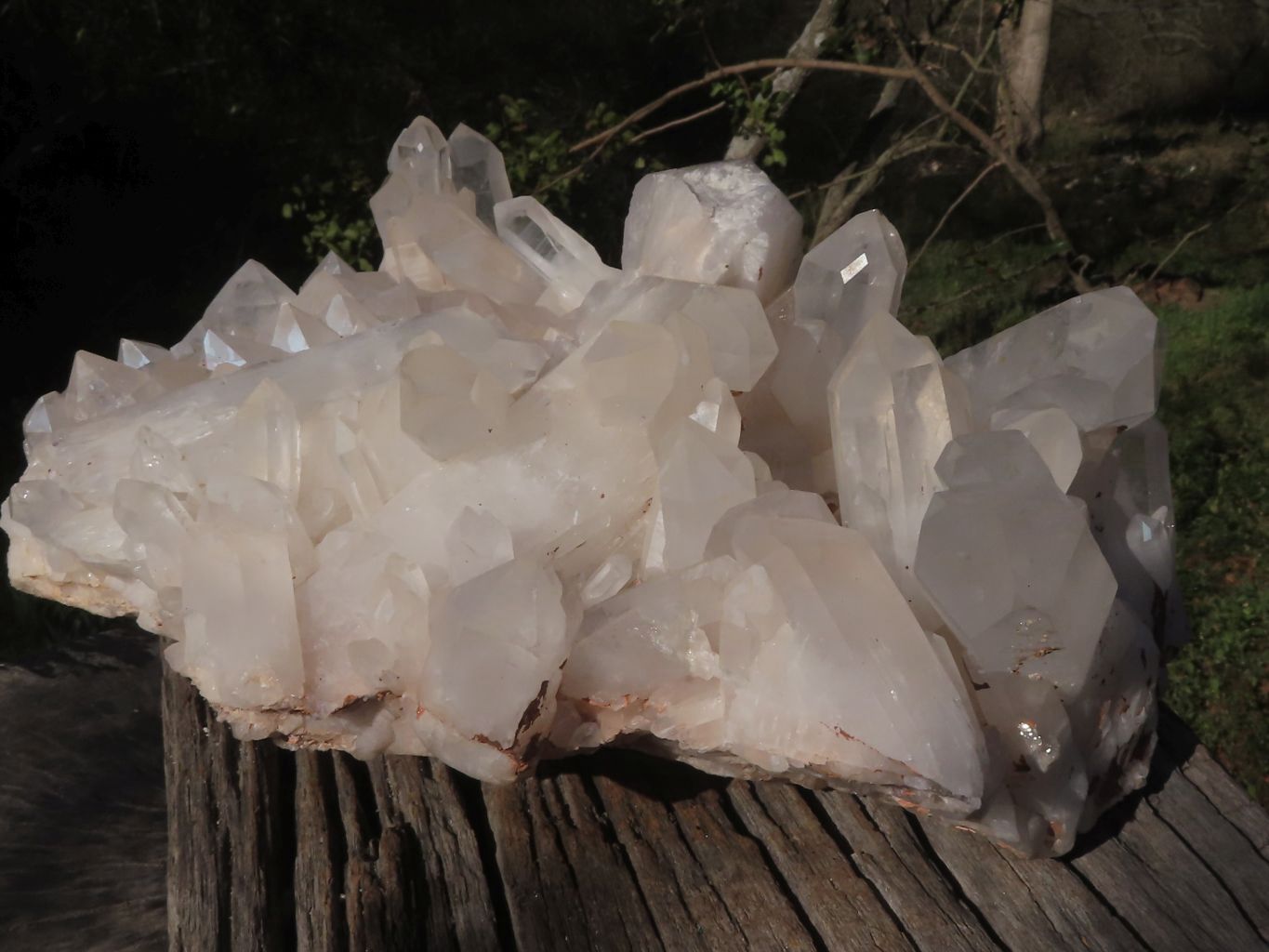 Stunning Raw Clear Quartz Cluster XXL