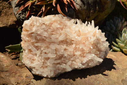 Raw Hematoid Quartz Cluster