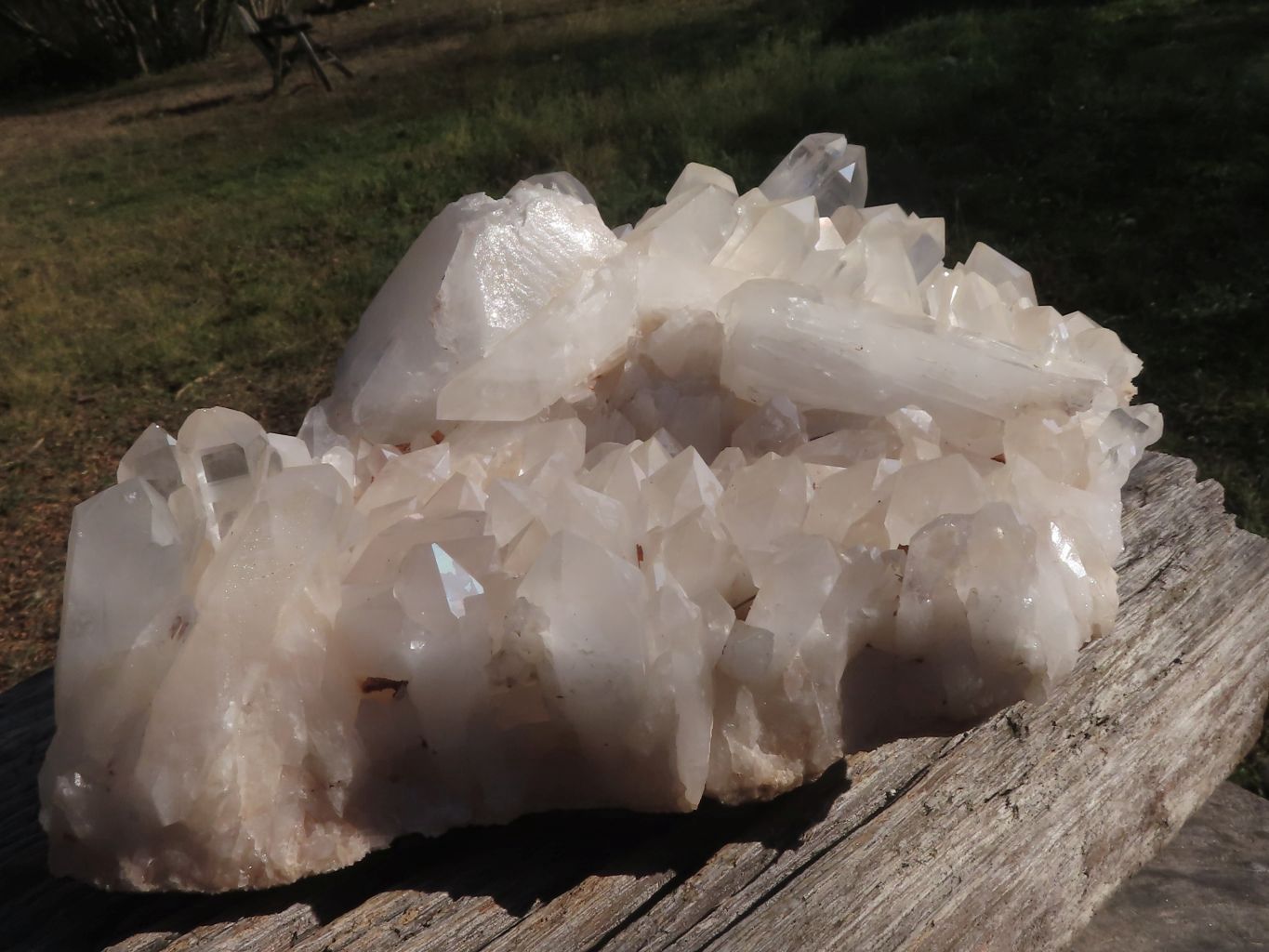 Stunning Raw Clear Quartz Cluster XXL